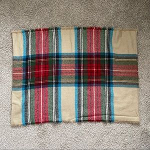 BP (Nordstrom) holiday plaid circle scarf